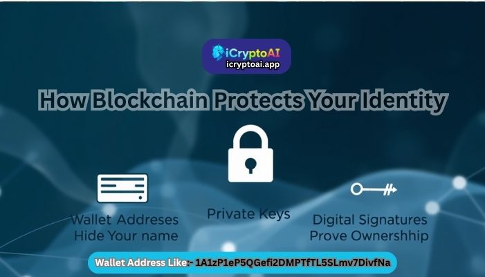 since blockchain technology is public, how are the identities of users protected? 